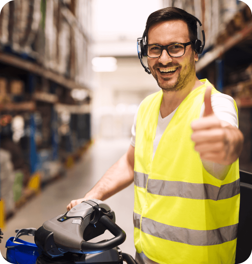 Trabajador de una empresa que ofrece Quansa